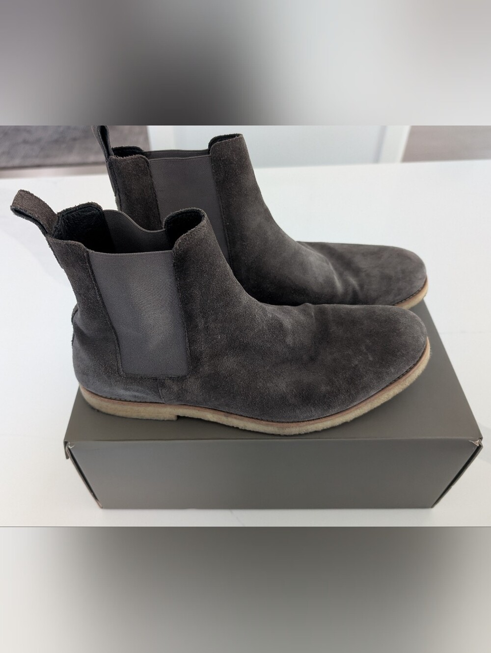 AllSaints Rhett Suede Boots - Picture 3 of 5